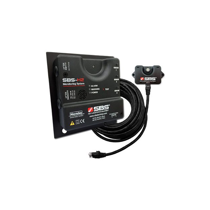 Storage Battery Systems SBSH2 Hydrogen Gas Detector with Visual an...