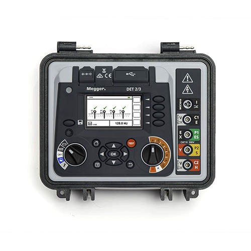 Megger DET2/3 Advanced 4-Terminal Ground Tester with High Resolutio...