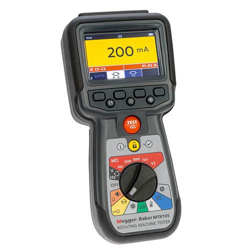 Rotating Machine Tester Megger MTR105 1000V Rotating Machine Tester with 3 Phase Insulation...