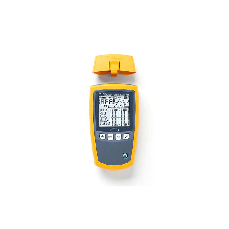 Microscanner Fluke Networks MS-POE MicroScanner Copper Cable Verifier and PoE Te...