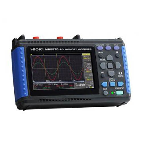 Hioki MR8870-20 PRO 2-Channel Handheld Memory HiCorder, 2MW Memory,...